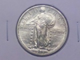 1919S STANDING LIBERTY QUARTER CH/BU