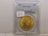 1904 LIBERTY DOUBLE EAGLE PCGS MS63