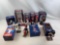 Bobbleheads group of 10 w/ Francona scooter, Doby, Alomar, plus
