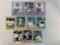 1976 Topps baseball star lot : Aaron, Brett, Yount, Munson, plus 6