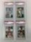 1951 Bowman Browns lot of 4 all PSA w/ Marion Motley