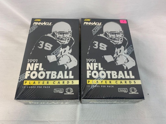 Score Pinnacle 1991 football boxes, sealed