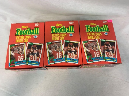 1990 Topps football boxes upopened (3)