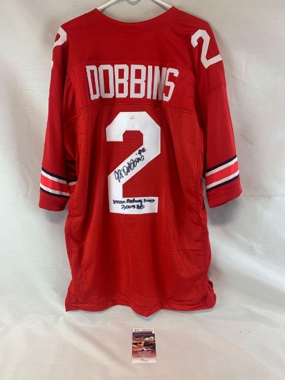 K Dobbins signed Ohio State jersey, JSA