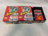 Topps baseball boxes 1991 (2), Stadium Club baseball 1992