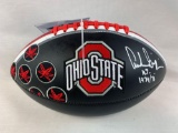 Archie Griffin signed full-size black football , Ohio Sports Group cert