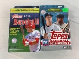 2019 Topps baseball hanger boxes: One Heritage & One Series 1
