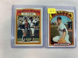 1972 Topps : Thurmon Munson baseball  cards # 441- 442