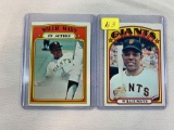 1972 Topps: Willie Mays card # 49 & 50