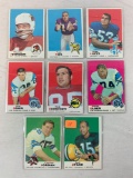 1969 Topps football lot w/ Bart Star plus 7 cards