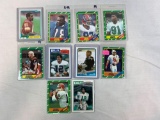 Football Rookie lot of 10 w/ Steve Young, Cunningham, Kelly, Bo, Reggie White