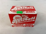1981 Topps traded baseball factory set