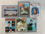 1970 Topps baseball star lot w/ Bench, Pilots TC, Buckner, Brooks, Manuel