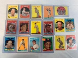 Offgrade lot 17 (1958 & 1959) baseball w/ Flood (rookie), Musial, Larson, Billy Martin