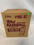 1987 Topps baseball sealed Rak case 3/24 ct.