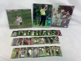 Lee Travino (JSA), Hale Irwin, Bo Weekly signed color photos, Tiger's Tales UD set