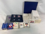 Football sets , 15 total, full & subsets
