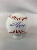 Jason Kipnis signed baseball & color 8X10 photo