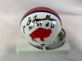 Joe DeLamielleure signed Buffalo mini helmet
