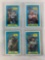 1972 Kellogg's 3-D All Time Baseball Greats Lot of 4 Lou Gehrig, Babe Ruth, Ty Cobb, Rogers Hornsby