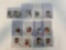 1969 TOPPS BASEBALL DECALS LOT OF 12 Rose, Clemente, Jackson RC, McLain, Alou, Howard, Oliva, Allen,