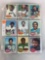 1976 Topps Football Partial set no duplicates 332 different cards with Minor stars.