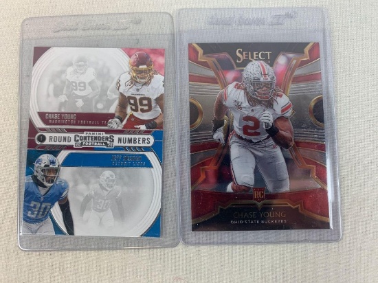 CHASE YOUNG ROOKIE OHIO STATE RC REDSKINS 2020 Chronicles SELECT & Contenders