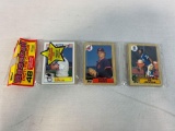 1987 Topps Baseball 48 card Sealed Rack Pack with Bo Jackson Rookie Card showing on top