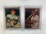 1962 Orlando Cepeda & Ed Mathews Topps Baseball cards