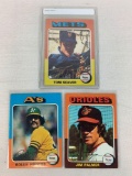 1975 Topps Baseball Tom Seaver, Jim Palmer, Rollie Fingers