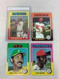 1975 Topps Baseball Joe Morgan, Lou Brock, Billy Williams, Ken Griffey