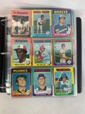 1975 Topps Baseball Partial set no duplicates 579 different cards with Minor stars.