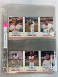 1975 Hostess Twinkie Cards 8 different Uncut Panels. McCovey, Brock, Fingers,