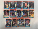 1986-87 Fleer Basketball Cards 14 Different cards with minor stars