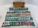 1990 Topps Football Cards approximately 500 cards Elway, Sanders, Rice, Marino, Montana, Aikman & mi