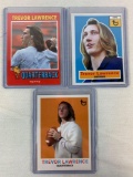 (3) TREVOR LAWRENCE 2021 TOPPS X 1959, 1971 & 1956 Retro Style ROOKIE CARD JAGUARS