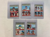 1970 Topps Baseball AL, NL League Leadres Gibson, Jenkins, Seaver, Carlton, Marichal, Niekro