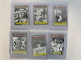 1970 Topps Baseball World Series Game cards Games 1-5 and Celebration