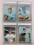 1970 Topps Baseball Rod Carew, Brooks Robinson, Orlando Cepeda, Luis Aparicio