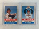 1976 Hostess Twinkie Cards Nolan Ryan Angels, Robin Yount Brewers