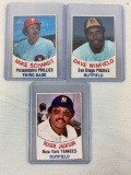 1977 Hostess Twinkie Cards Reggie Jackson, Mike Schmidt, Dave Winfield