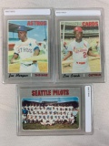 1970 Topps Baseball Lou Brock, Joe Morgan, Seattle Pilots Team Card (high number)