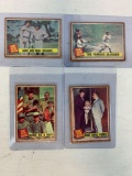 1962 (4) Babe Ruth Topps Baseball Cards Babe Ruth Special