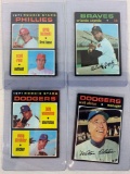 1971 Topps Baseball Walt Alston, Orlando Cepeda, Greg Luzinski Rookie, Bob Valentine Rookie