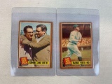 1962 (2) Babe Ruth Topps Baseball Cards Babe Ruth Special