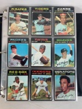 1971 Topps Baseball Partial set no duplicates 562 different cards with Minor stars.  (# range 2-642)