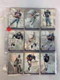 1994 Roger Staubach Football Ted Williams Card Company Complete Set & Pog Set!