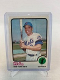 1973 Topps Baseball Willie Mays