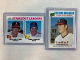 1977 Topps Baseball Nolan Ryan Record Breaker, Strikeout Leader