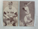 1947-66 Exhibit Baseball Card Elston Howard & Nellie Nelson Fox